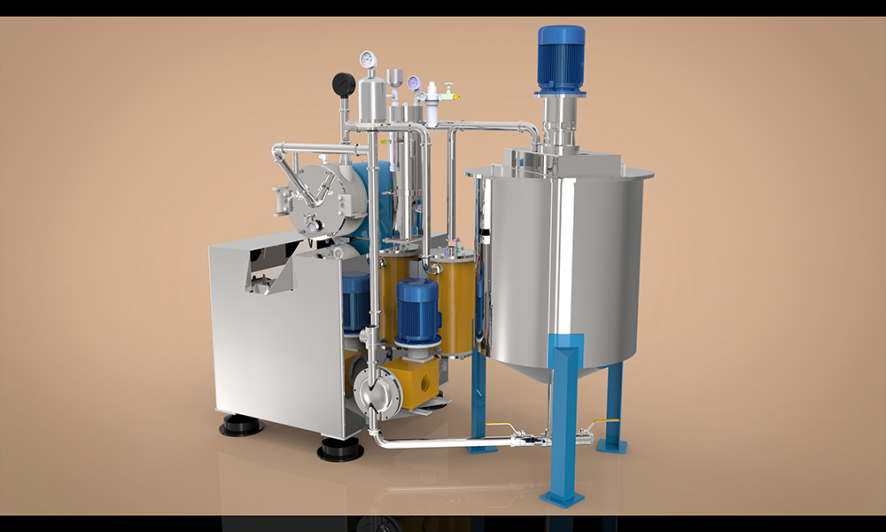 Impeller-Type Dispersion and Grinding Machine